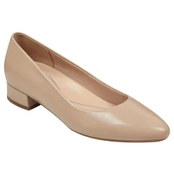 Caldise Leather Low Heel Dress Shoes