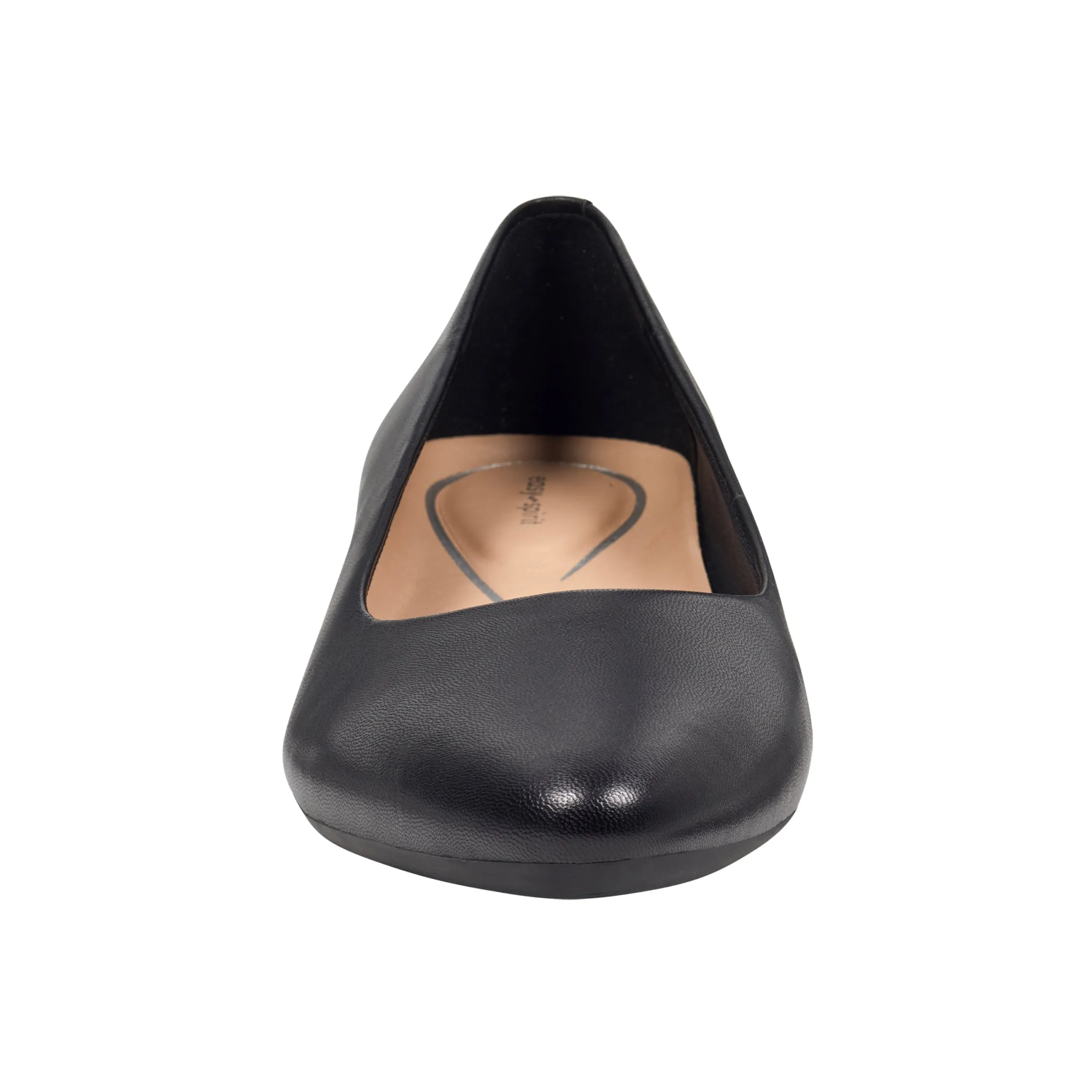 Caldise Leather Low Heel Dress Shoes