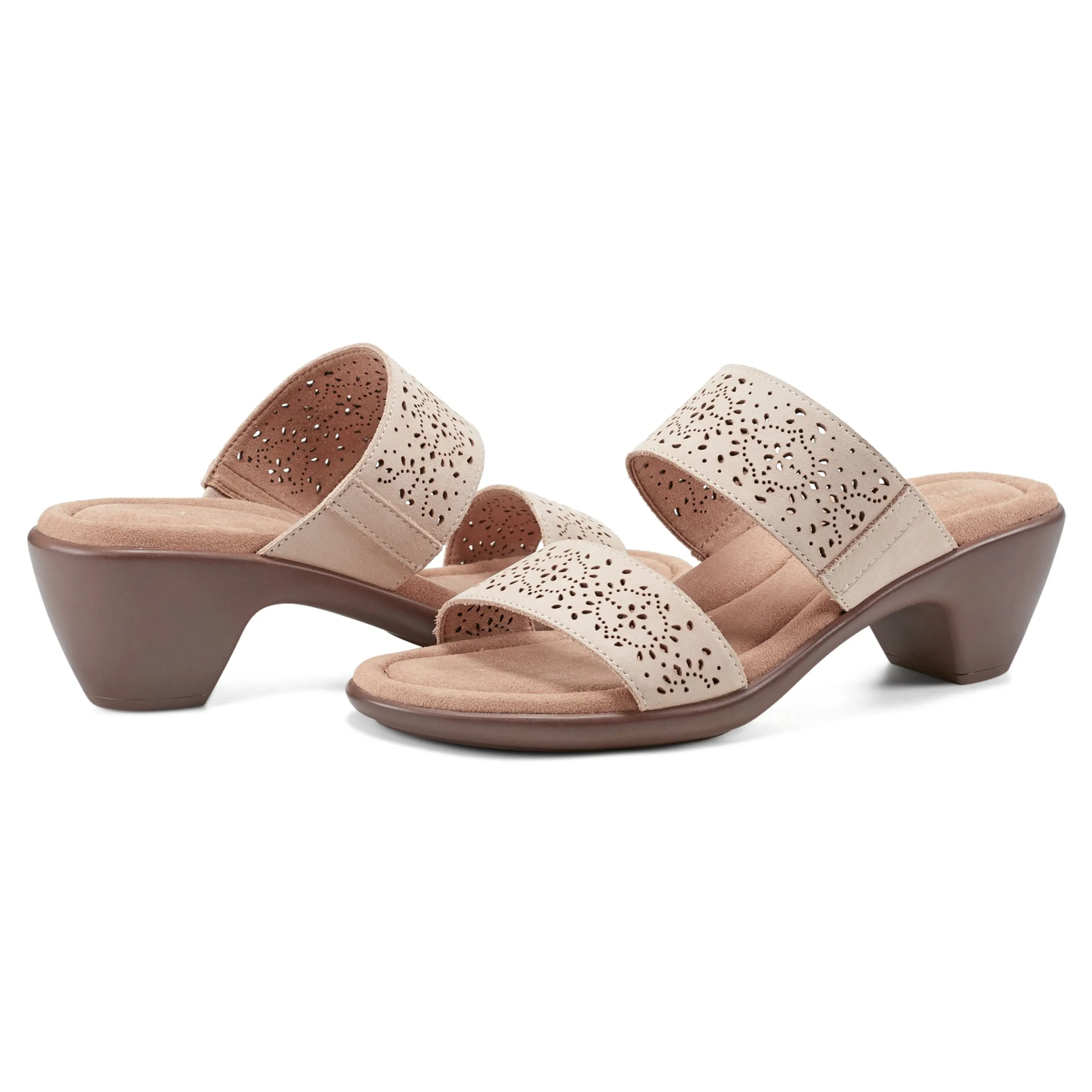 Crista Casual Slide Heeled Sandals