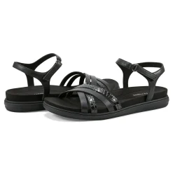 Dottle Flat Ankle Strap Sandals