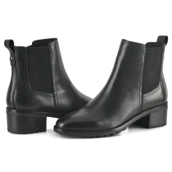 Fedra Block Heel Dress Booties
