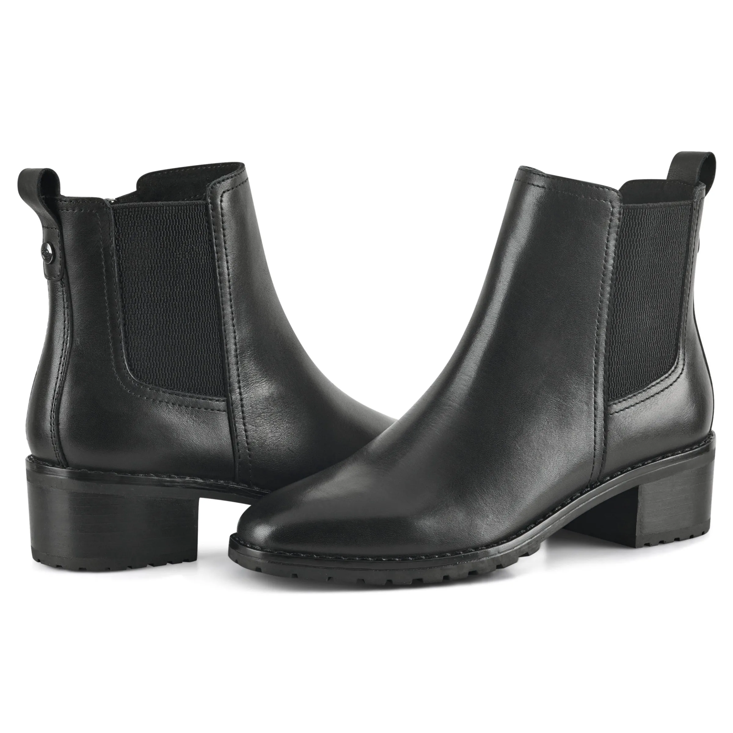 Fedra Block Heel Dress Booties