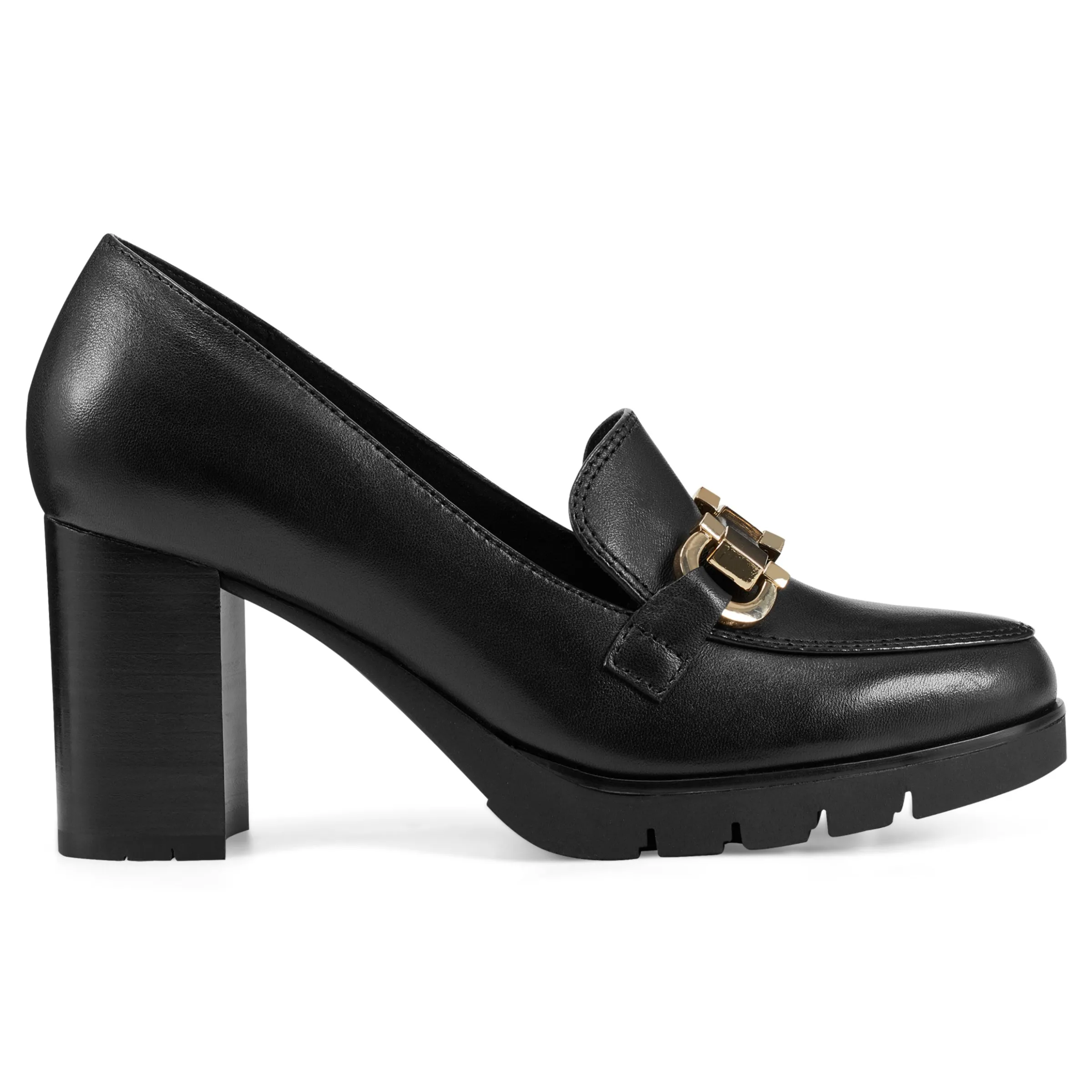 Mirror Lug Sole Dress Pumps