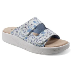 Red Slip On Sandals