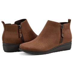 Yena Casual Wedge Booties