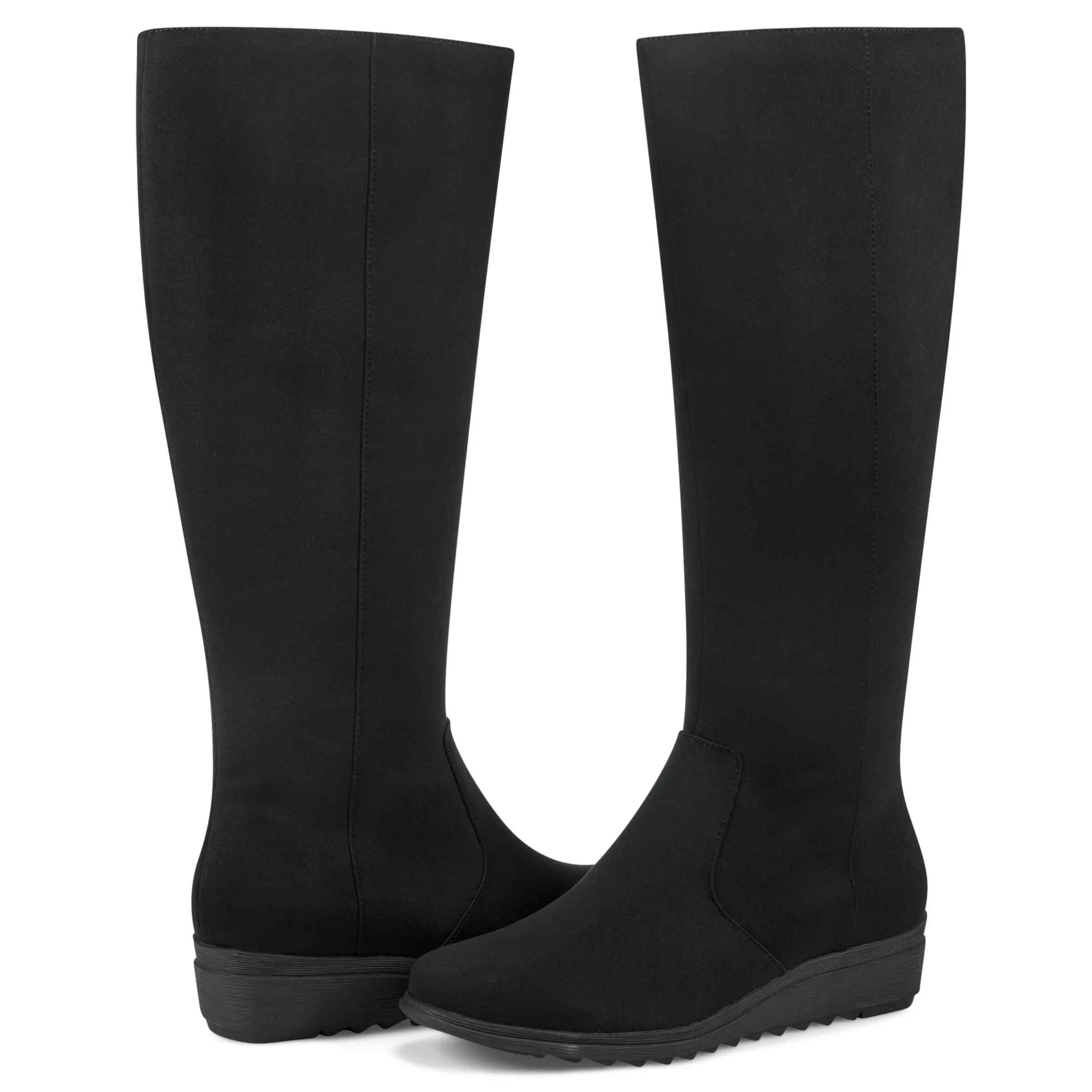 Yumi Casual Tall Wedge Boots