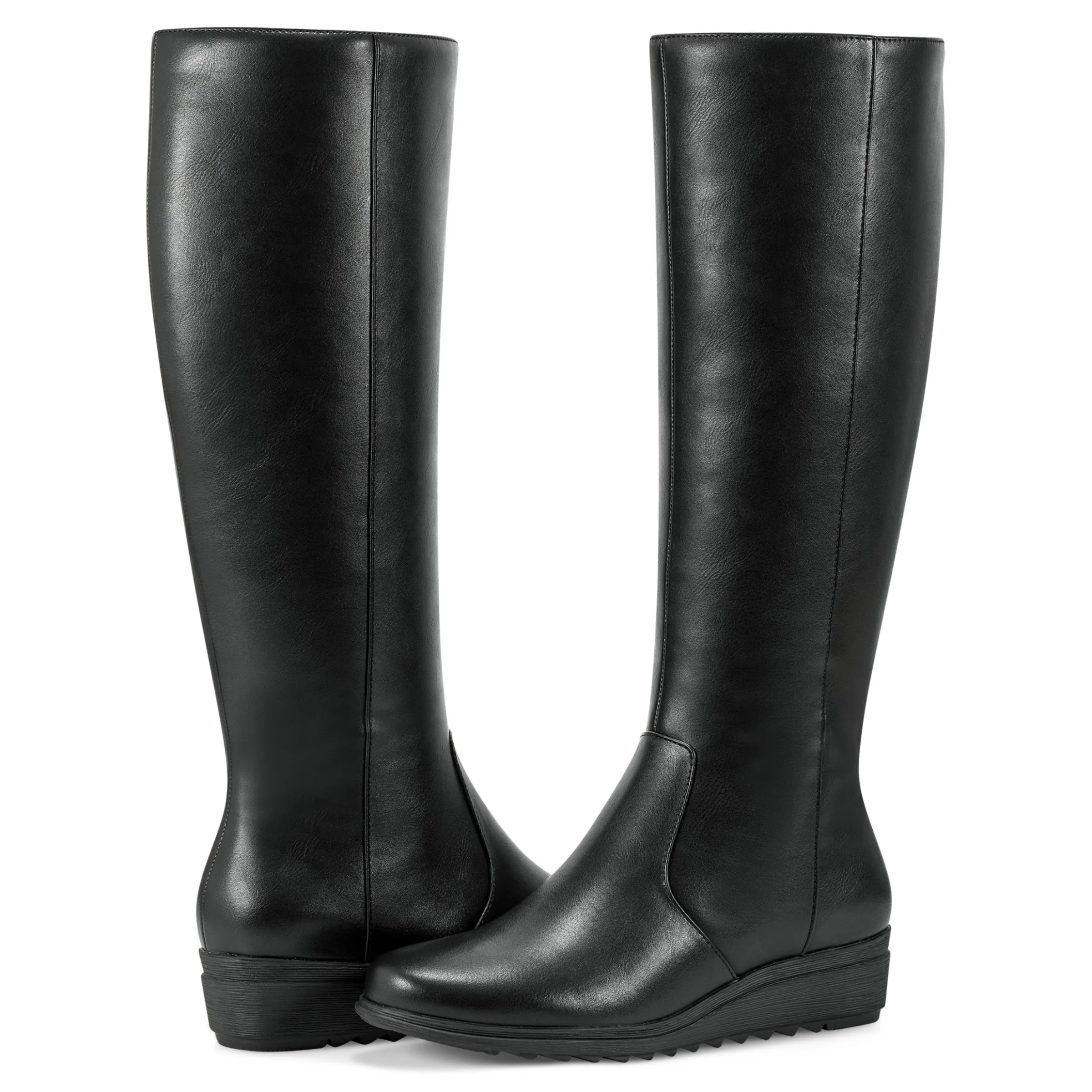 Yumi Casual Tall Wedge Boots